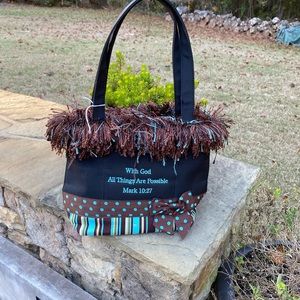 Hand made handbag or Bible carrier